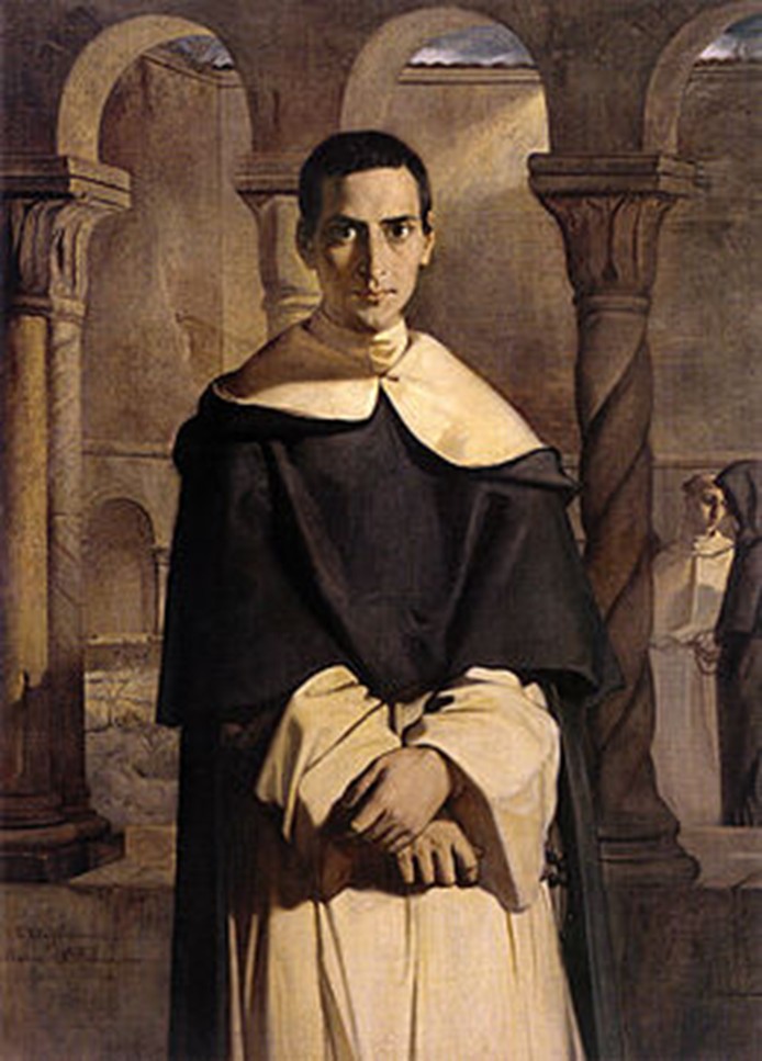 Portrait de Henri Lacordaire (1802-1861), Par Théodore Chassériau (1840), musée du Louvre.