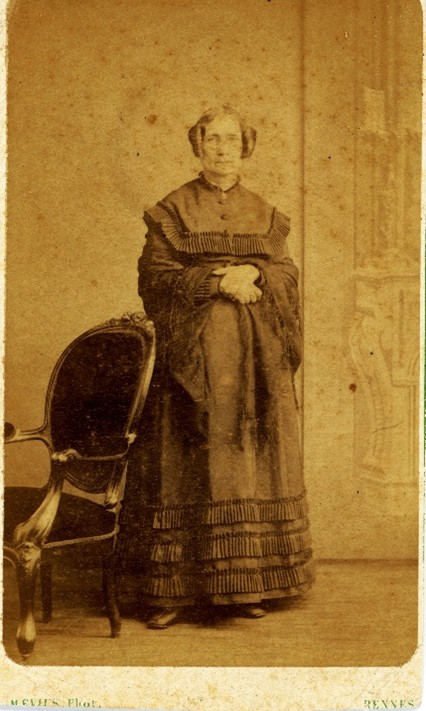 Portrait de Camille Jurien, dédicacé aux Zouaves Pontificaux, à la veille de son soixantième anniversaire. (Archives privées)